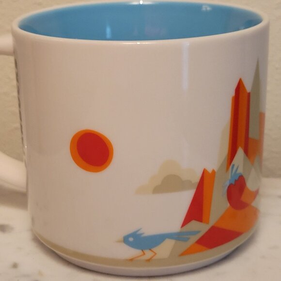 Starbucks New Mexico You Are Here Coffee Tea Mug 14 oz Hot Air Balloons 2017 - Picture 9 of 10